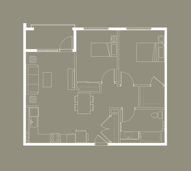 Arlington two bedrooms